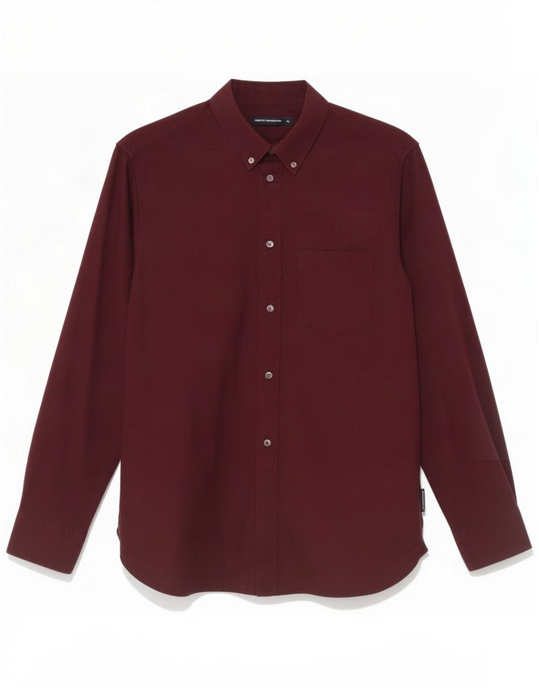 Camicia da uomo French Connection in cotone bordeaux medio