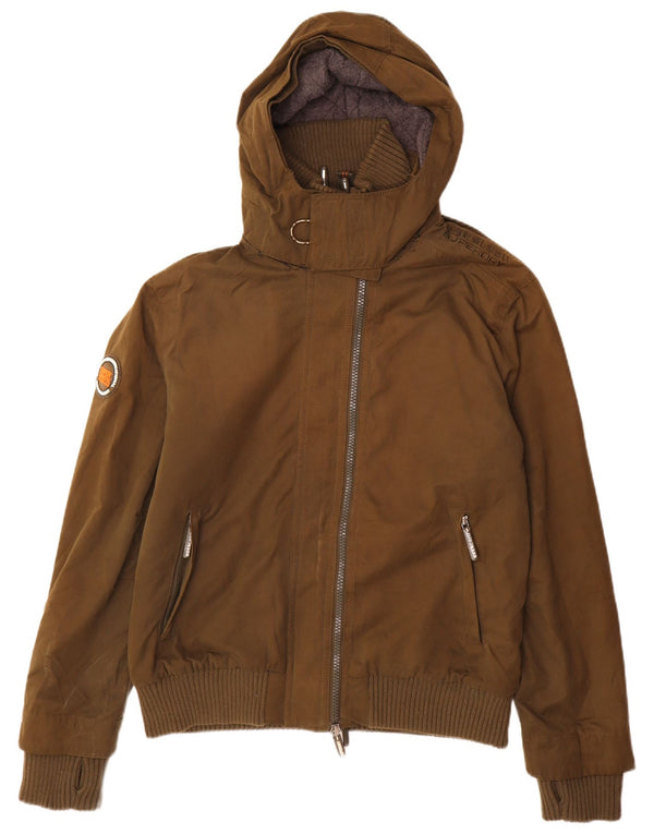 Giacca a vento con cappuccio da uomo Windbomber Superdry UK 44 2XL Cachi