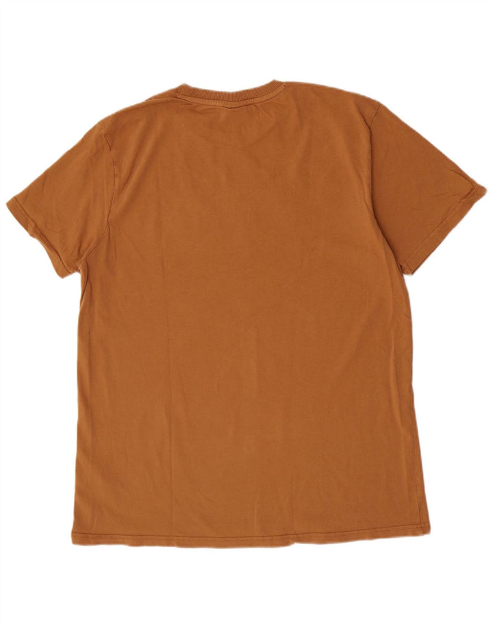 T-shirt grafica da uomo Fila Top XL in cotone beige