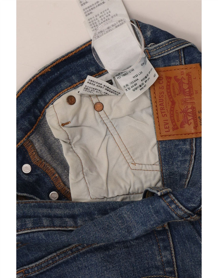 Jeans slim da donna Levi's piccoli W25 L26 cotone blu