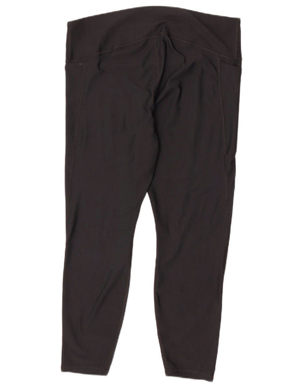 Leggings Capri da donna Under Armour UK 20 2XL poliestere nero