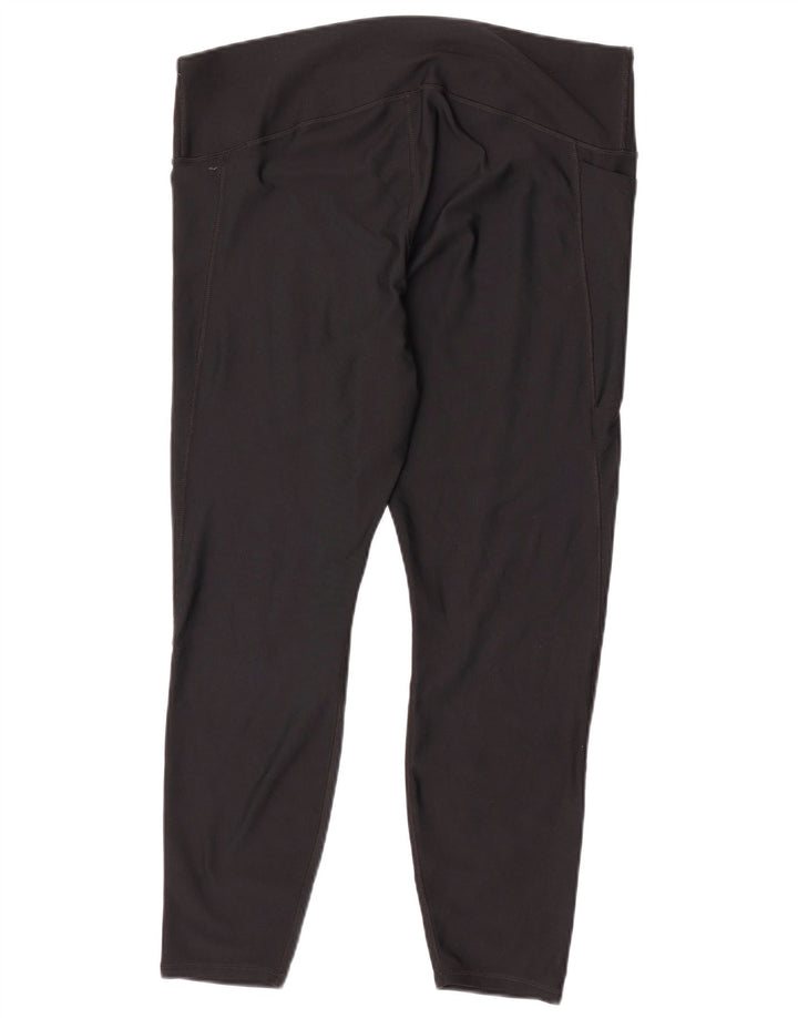 Leggings Capri da donna Under Armour UK 20 2XL poliestere nero