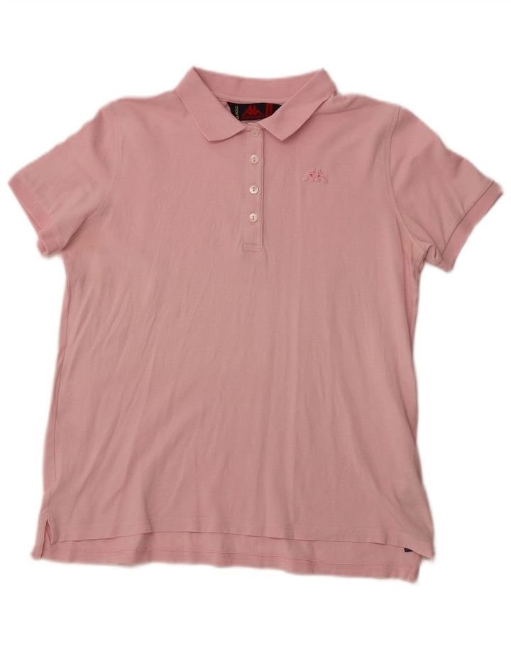 Polo da donna KAPPA UK 12 cotone rosa medio