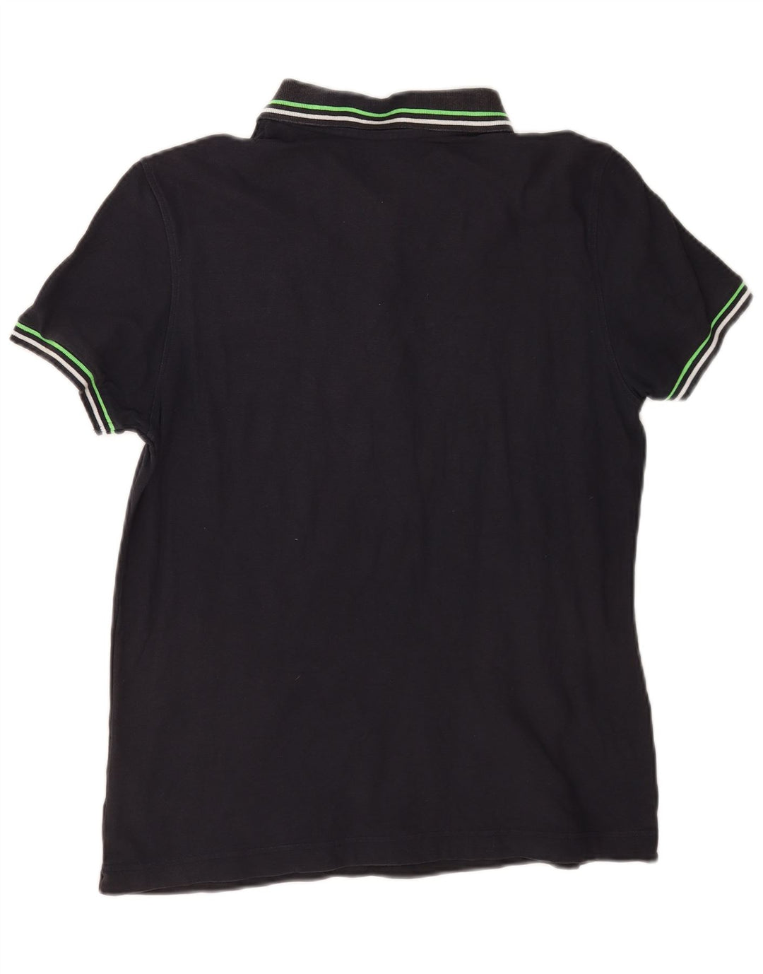 Polo da uomo Lotto in cotone medio blu navy