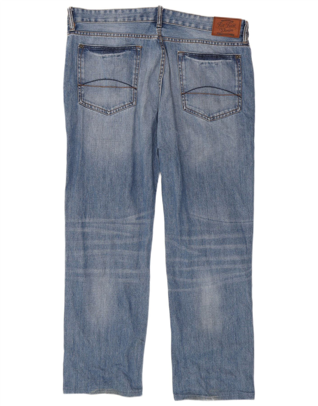 Jeans dritti da uomo Fat Face W38 L29 cotone blu