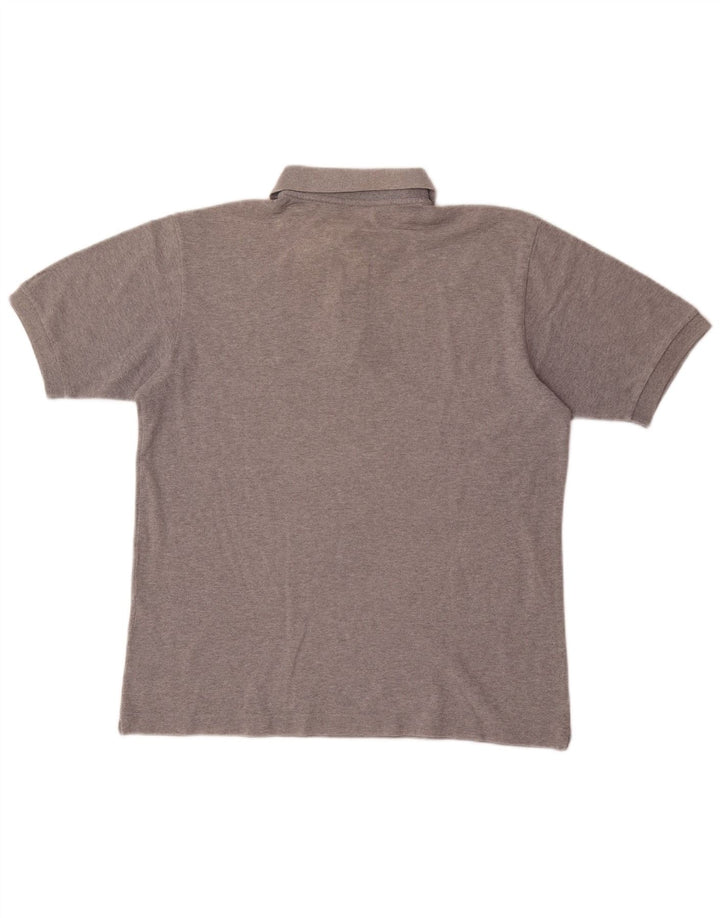 Polo Kappa Uomo In Cotone Grigio Medio