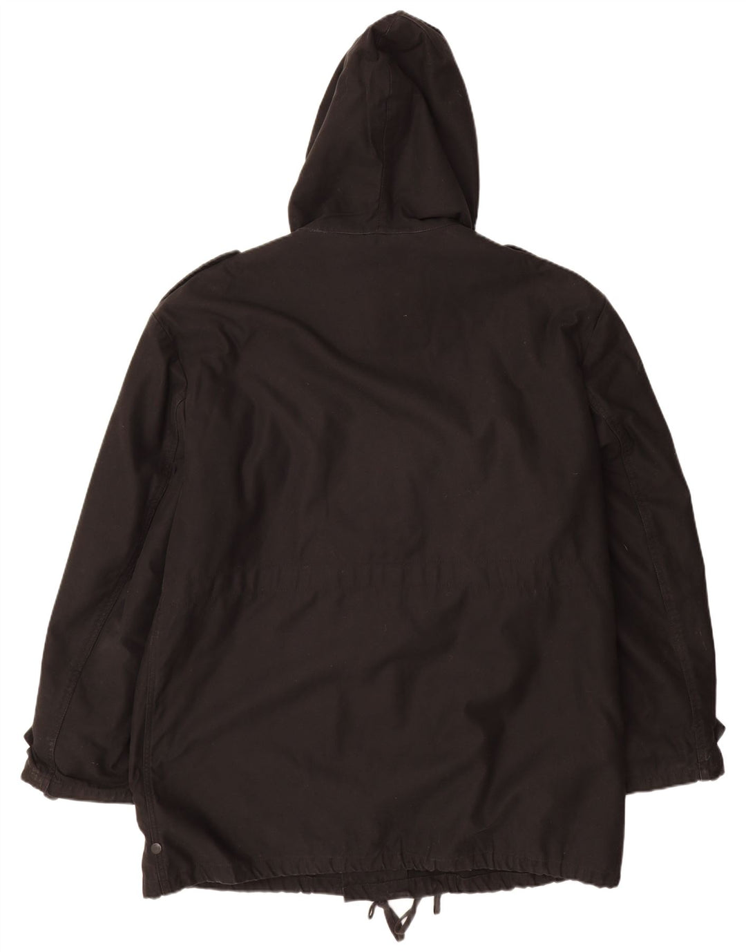 Giacca parka con cappuccio da uomo BRANDIT UK 46 3XL poliestere nero