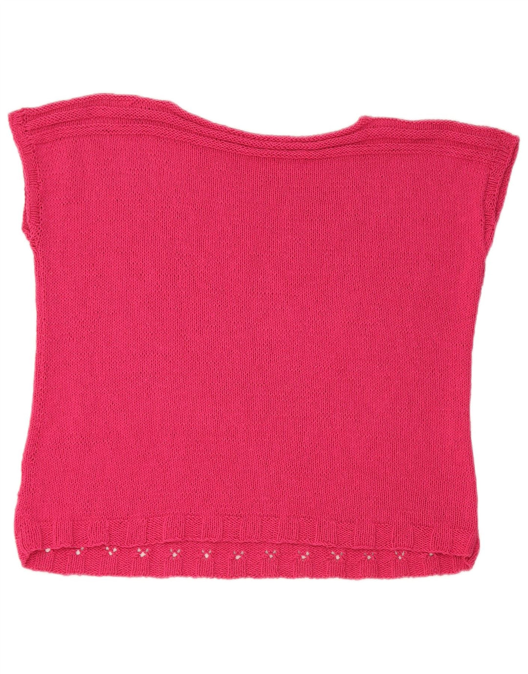 Canottiera vintage da donna UK 14 grande rosa