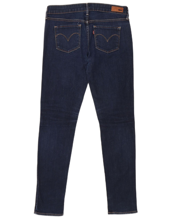 Levi's Jeans skinny da donna con leggera curva a vita moderna W27 L30 Blu navy