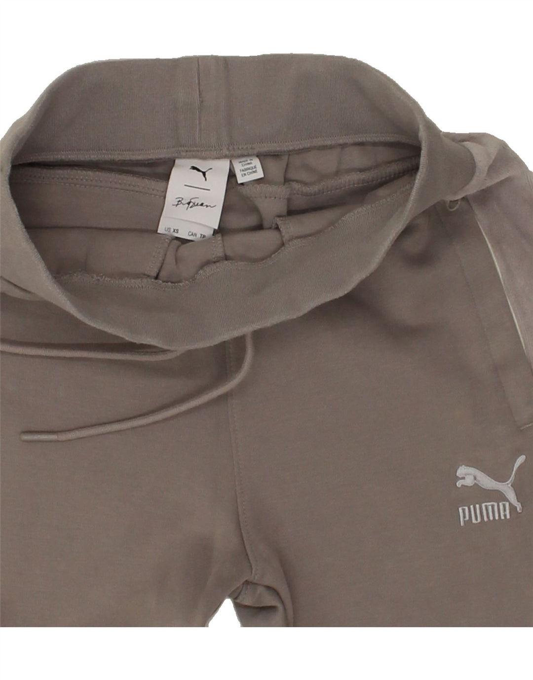 PUMA Womens Graphic Tracksuit Trousers UK 6 XS Grey Vintage Puma and Second-Hand Puma from Messina Hembry 