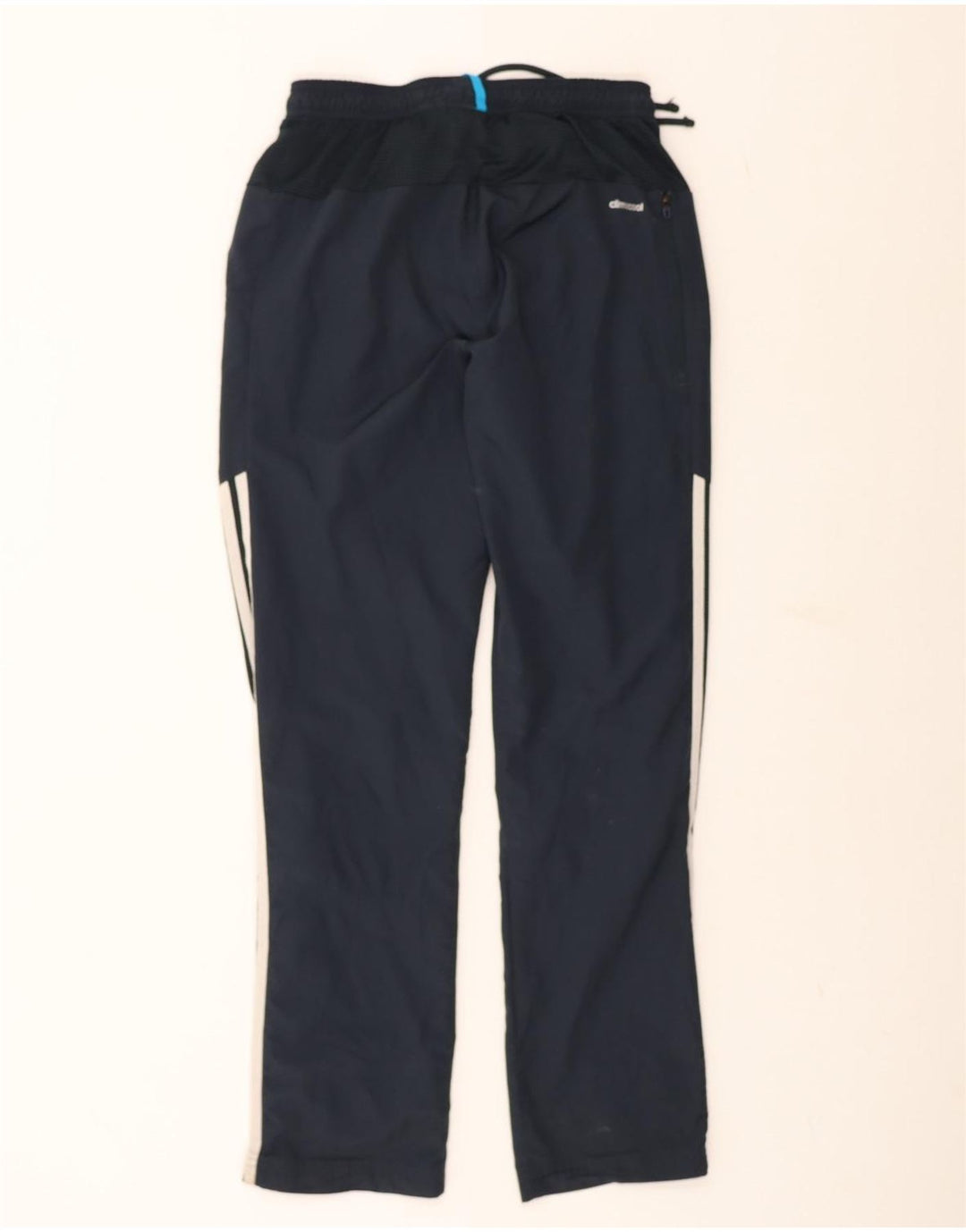 ADIDAS Mens Climacool Tracksuit Trousers Medium  Navy Blue Colourblock Vintage Adidas and Second-Hand Adidas from Messina Hembry 