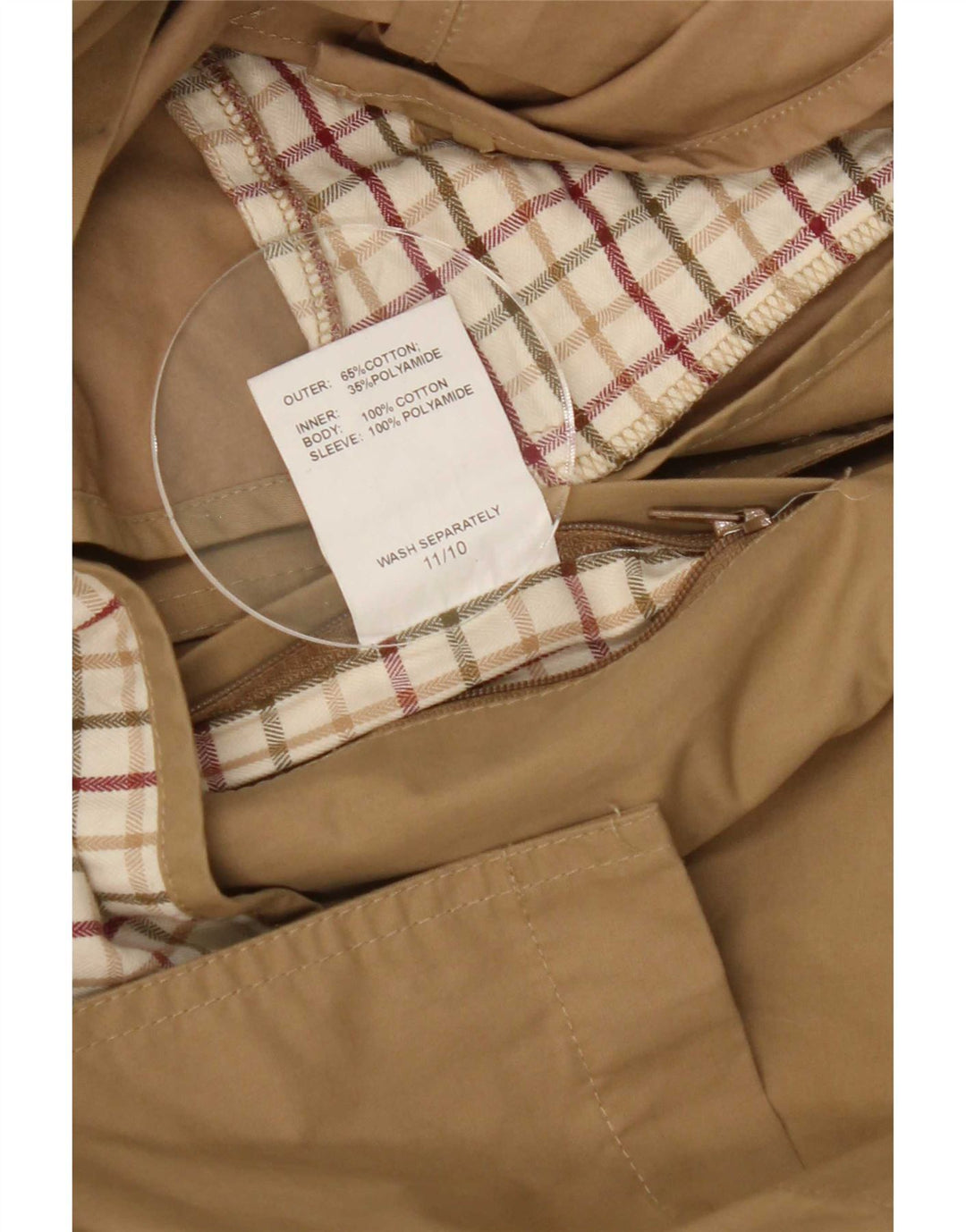 Trench da uomo Barbour UK 40 grande cotone beige