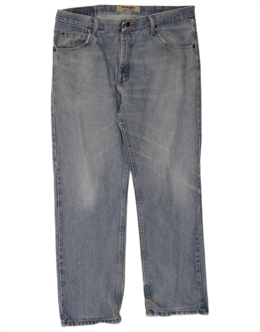 Jeans dritti da uomo Wrangler W36 L29 cotone blu