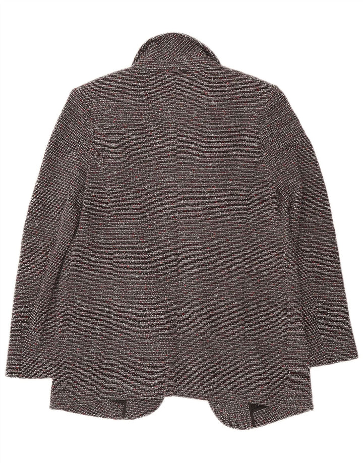 Giacca Marks & Spencer da donna Open Blazer UK 12 media nera screziata