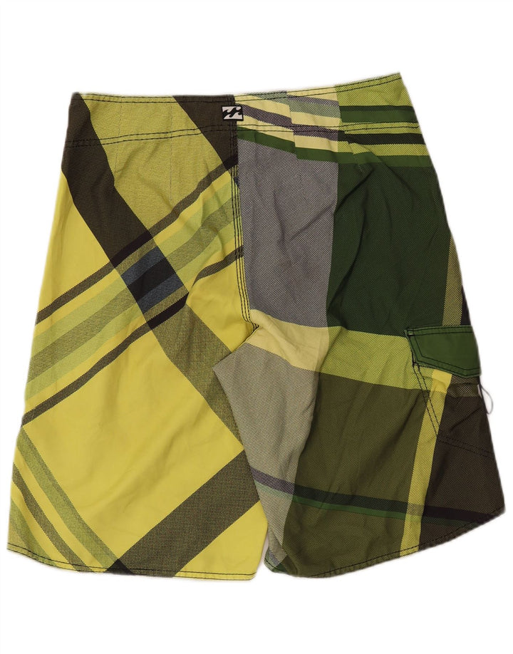 BILLABONG Pantaloncini da bagno grafici da uomo Poliestere color block medio kaki