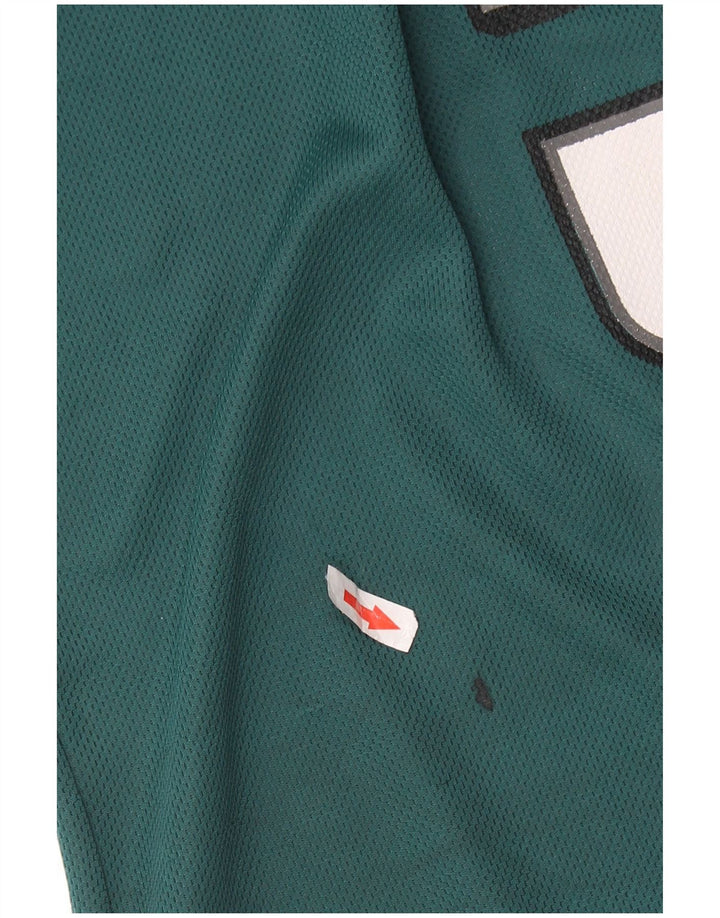 T-shirt grafica REEBOK da donna Philadelphia Eagles Top UK 10 Small Verde