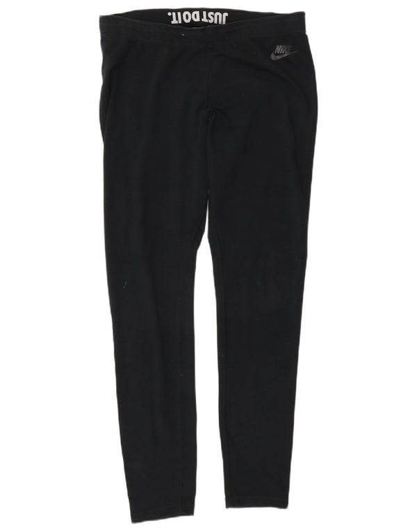 Leggings grafici Nike da donna UK 14 grandi neri