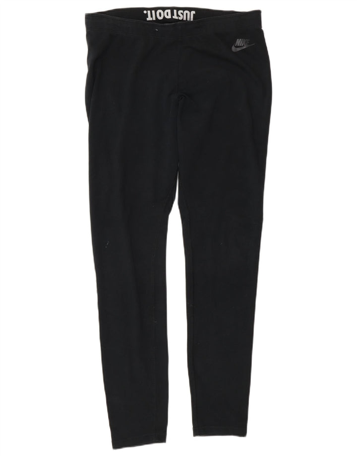 Leggings grafici Nike da donna UK 14 grandi neri