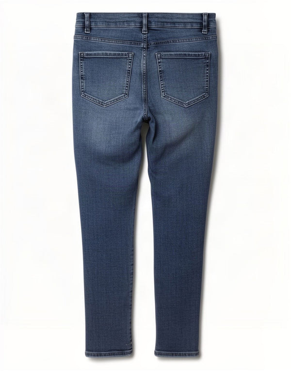 Jeans skinny Marks & Spencer da donna The Ivy Crop UK 14 Large W32 L26 Blu
