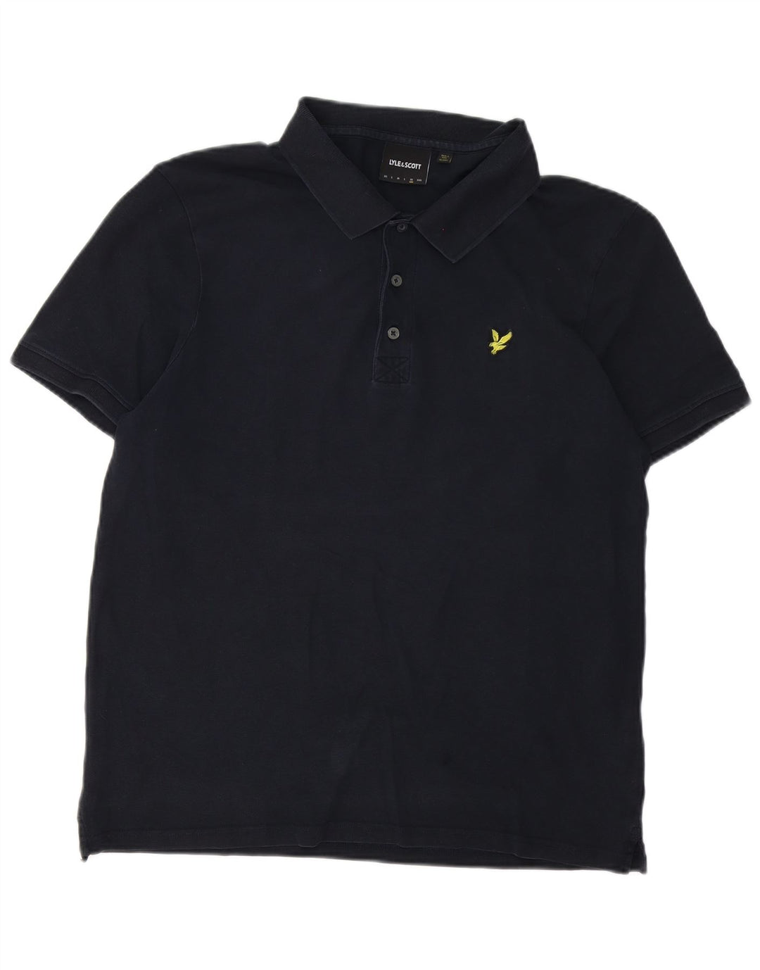 Polo da uomo Lyle & Scott XL in cotone blu navy