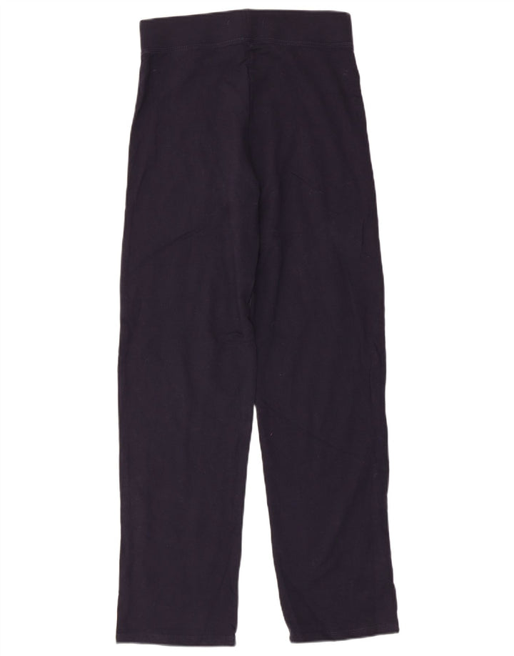 Pantaloni da tuta da donna Marks & Spencer UK 8 piccoli in cotone blu navy
