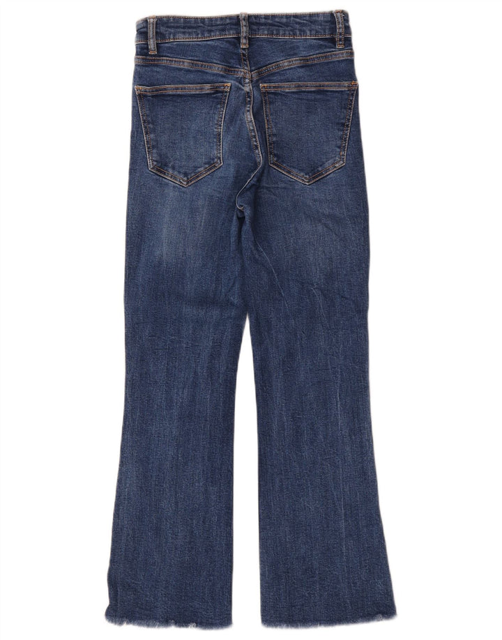 Jeans Bootcut da donna Zara EU 34 2XS W24 L25 Blu