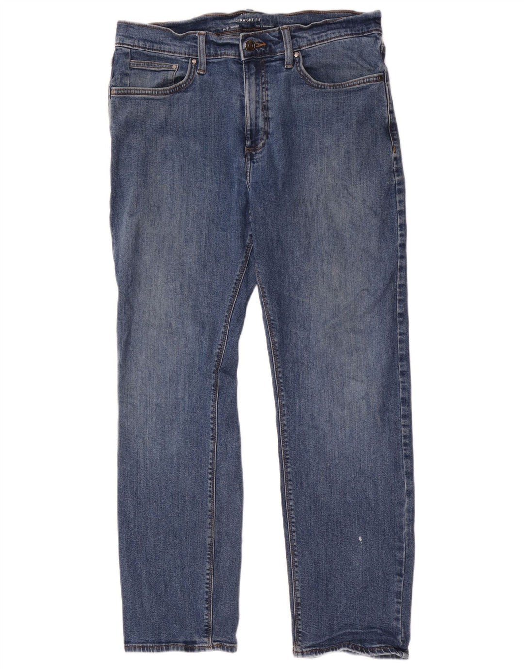 Jeans dritti da uomo Marks & Spencer W34 L29 cotone blu