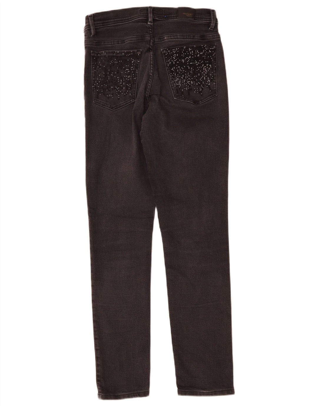 Jeans Slim Donna Trussardi W27 L27 Cotone Grigio