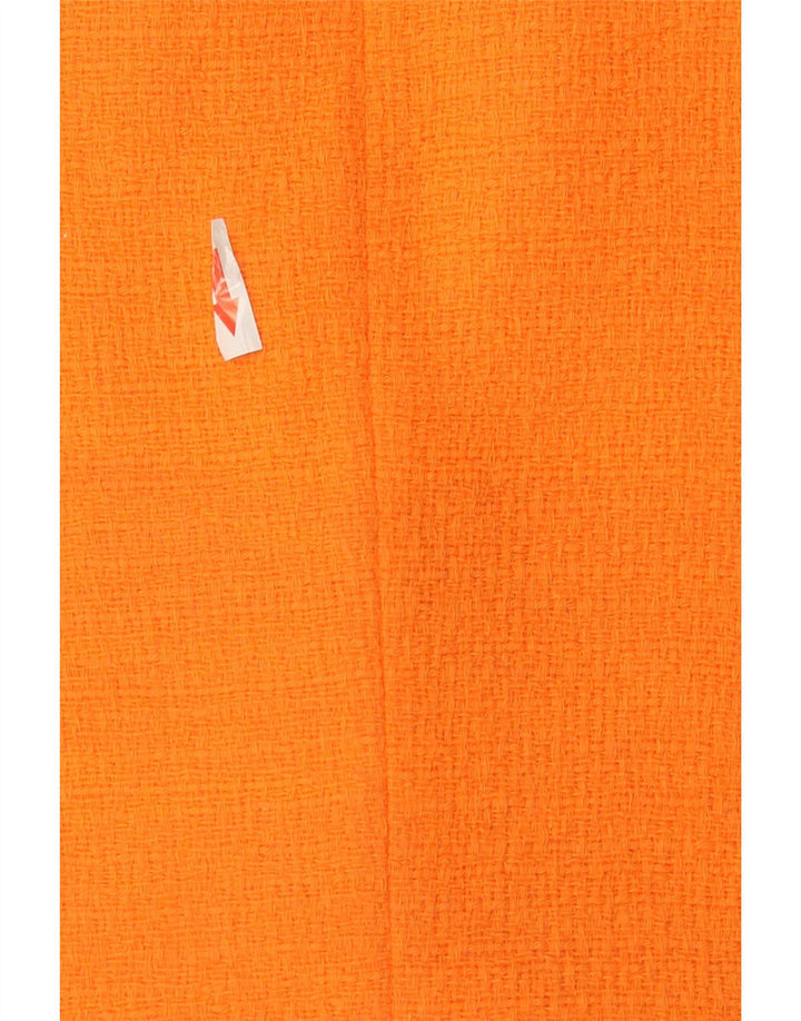 Gilet doppiopetto corto da donna Zara UK 14 arancione medio