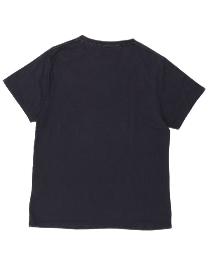 BILLABONG Mens Graphic T-Shirt Top Small Navy Blue