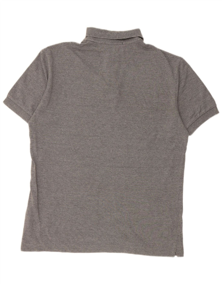 Polo da uomo Henry Cottons piccola in cotone grigio