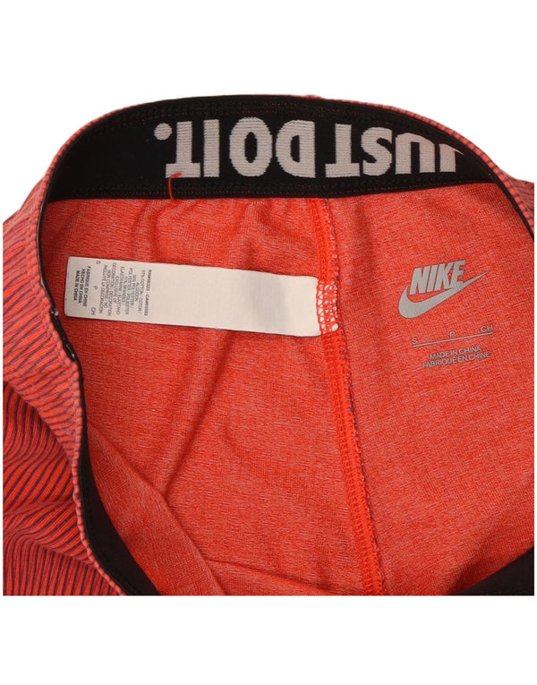 Leggings da donna Nike UK 10 piccolo cotone a righe rosse