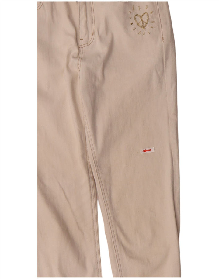 DESIGUAL Jeans slim da donna W28 L27 cotone bianco sporco