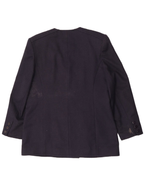 Giacca blazer doppiopetto da donna Windsmoor UK 16 grande blu navy