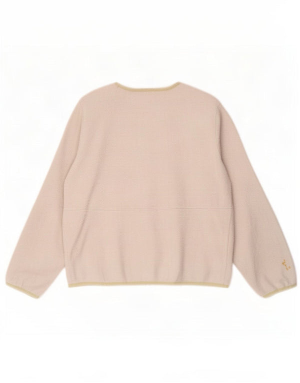 Giacca in pile da donna Marks & Spencer UK 14 Poliestere grigio medio