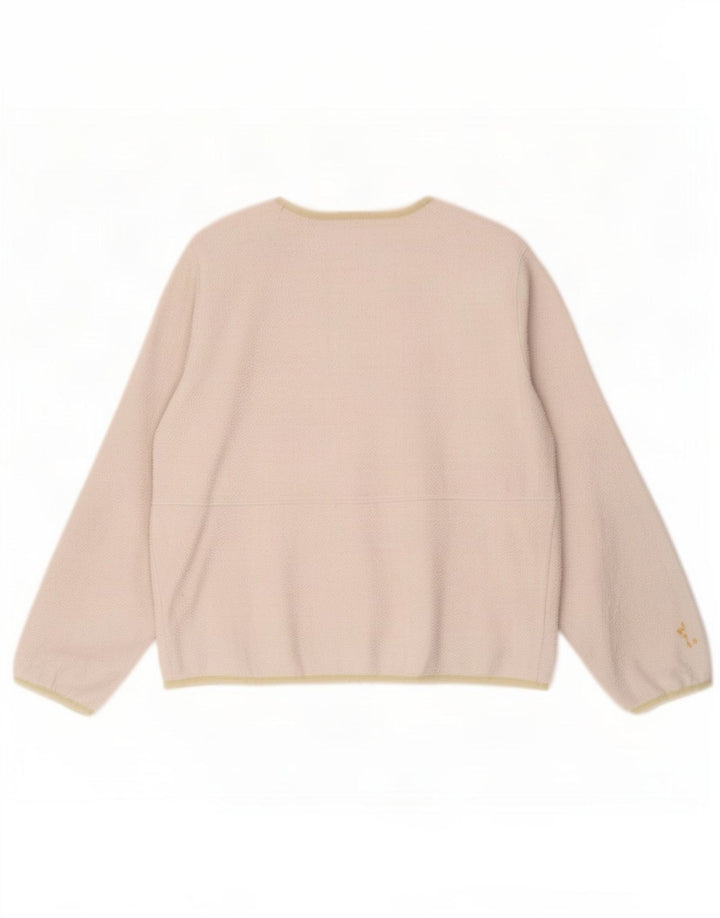 Giacca in pile da donna Marks & Spencer UK 14 Poliestere grigio medio