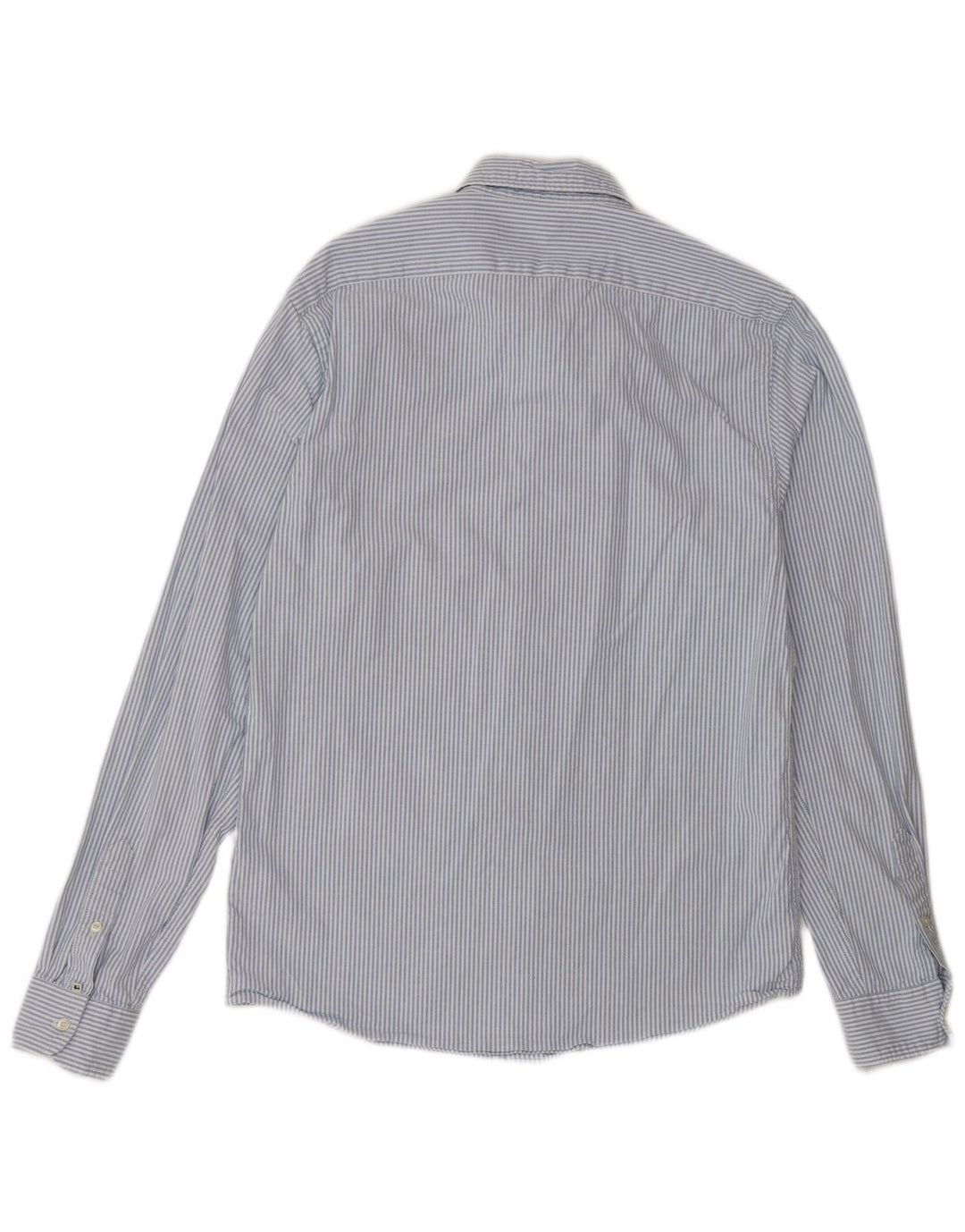 SCOTCH & SODA Camicia da uomo in cotone gessato blu medio
