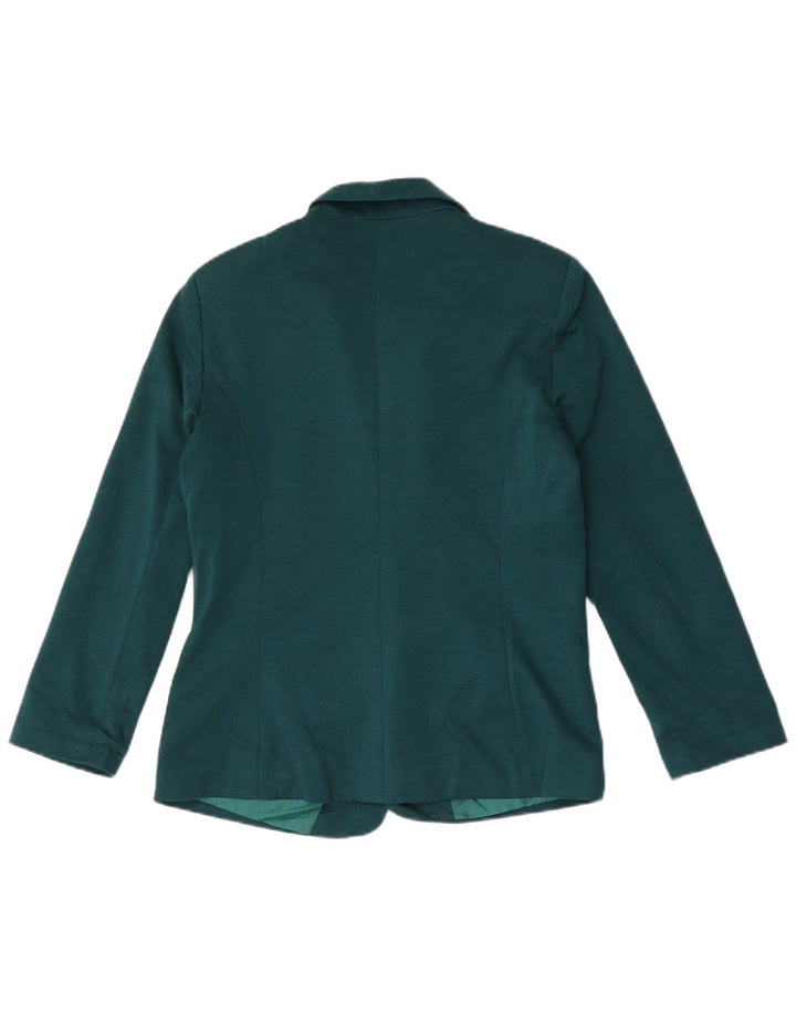 Giacca blazer aperta da donna Oasis UK 12 Poliestere verde medio