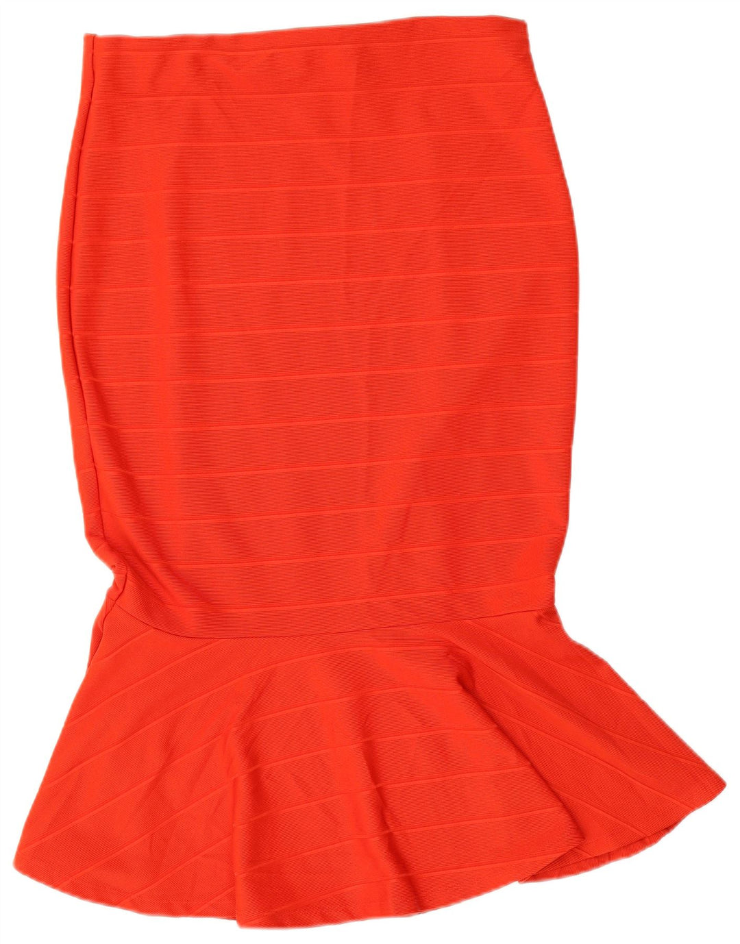 Gonna a sirena da donna Marks & Spencer UK 14 Large W32 poliestere a righe rosse