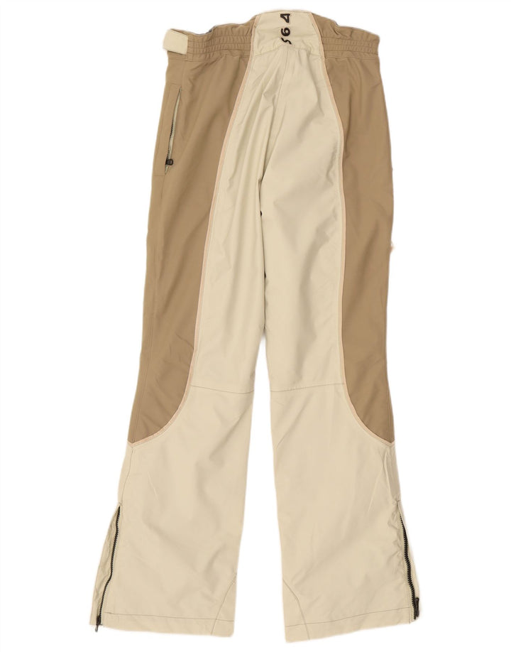 Pantaloni da sci da donna Samas UK 10 Small Beige Colourblock Poliestere