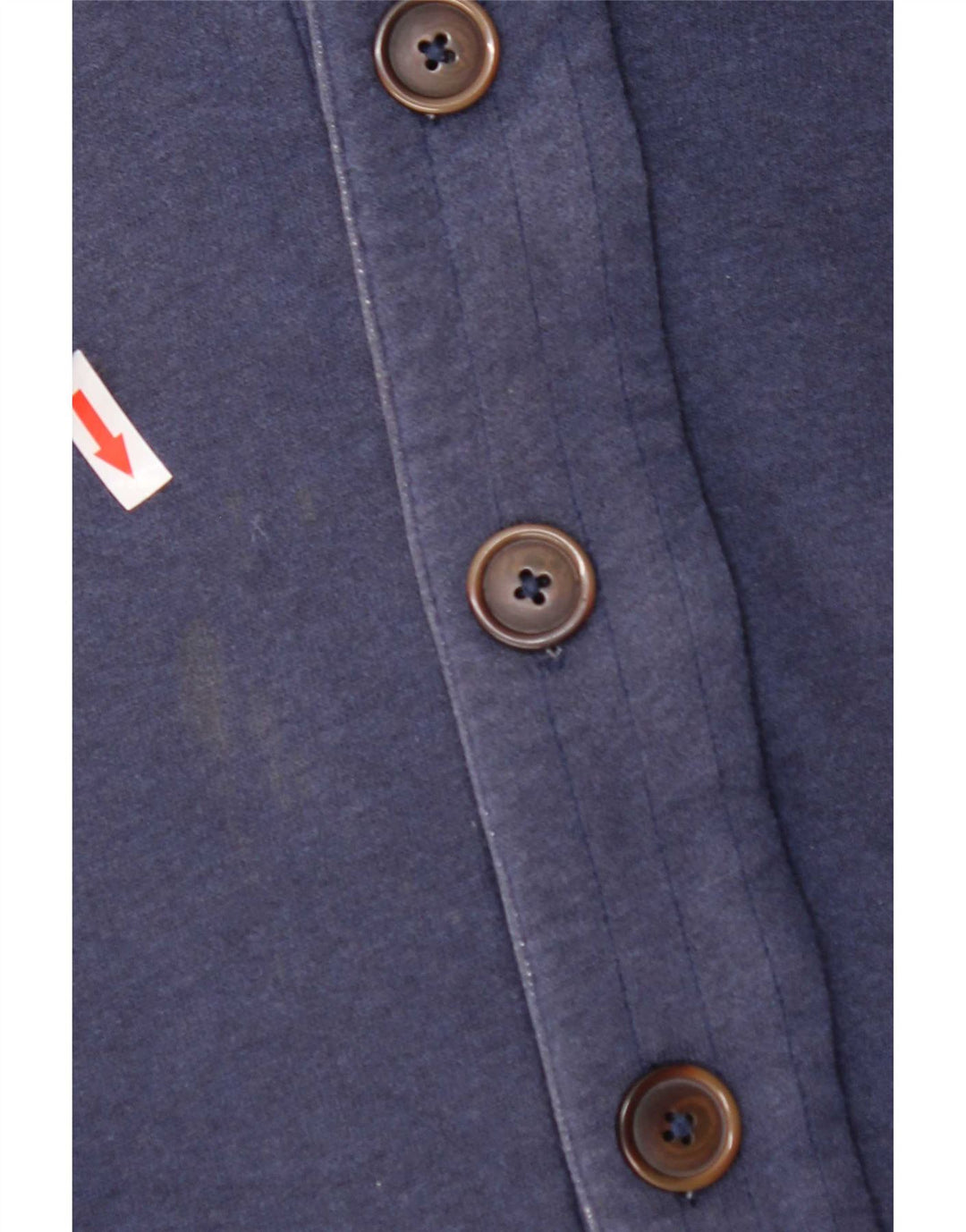 Giacca da uomo in sherpa da uomo Tommy Hilfiger grande in cotone blu