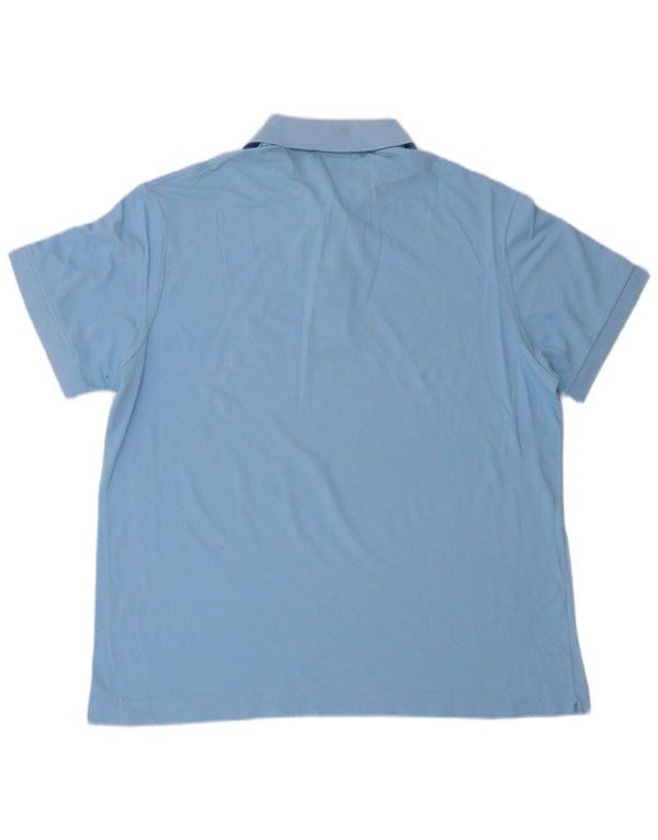 Polo da uomo Lacoste taglia 6 XL in cotone blu