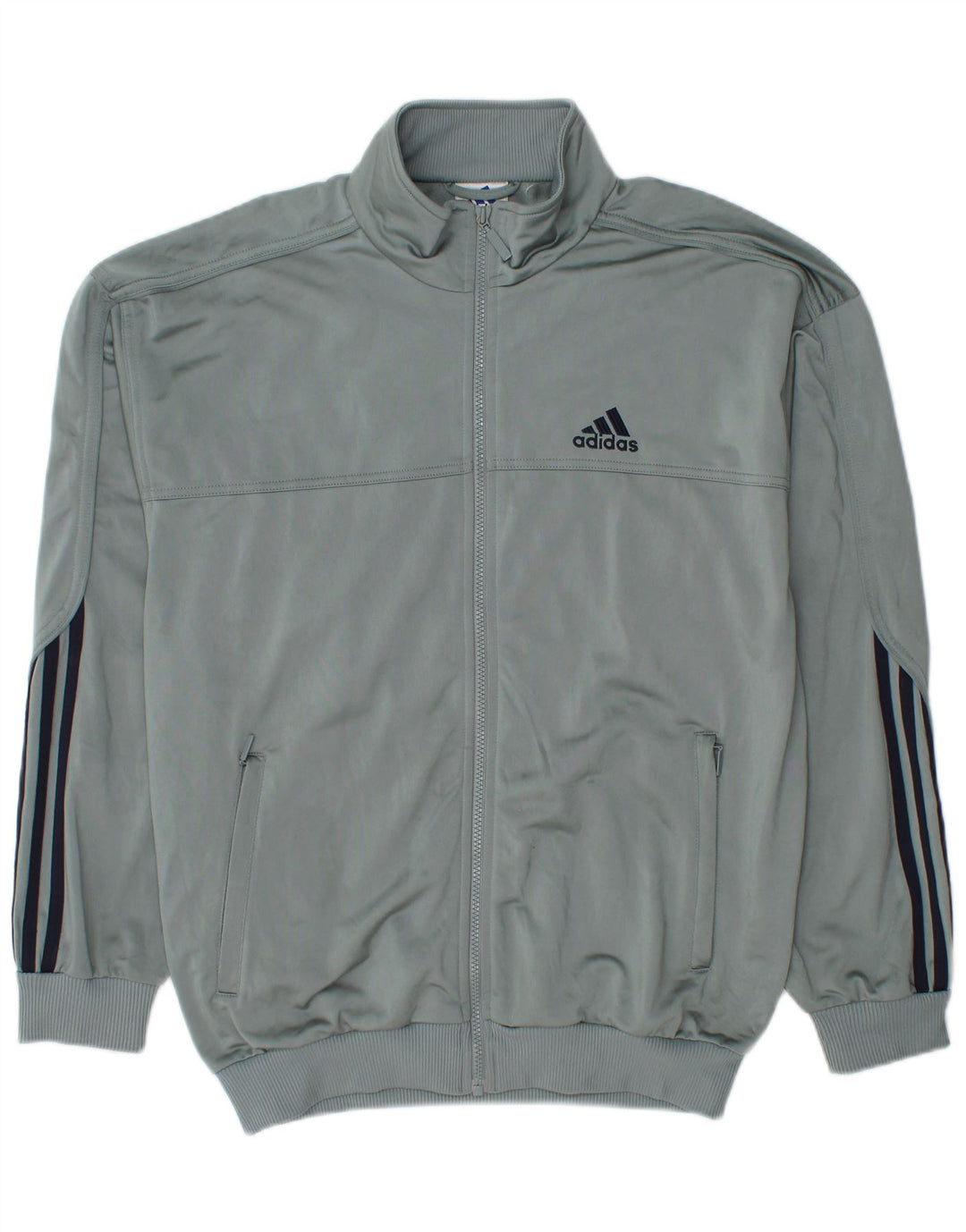 Giacca da tuta da uomo ADIDAS UK 38/40 poliestere blu medio