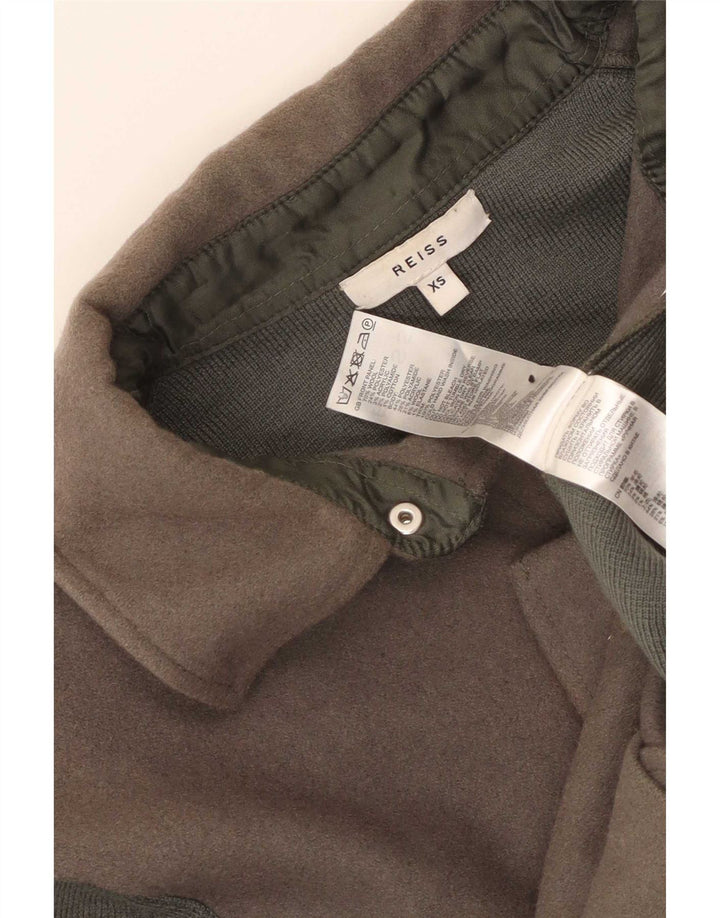 Reiss Camicia in flanella da uomo XS Lana grigia