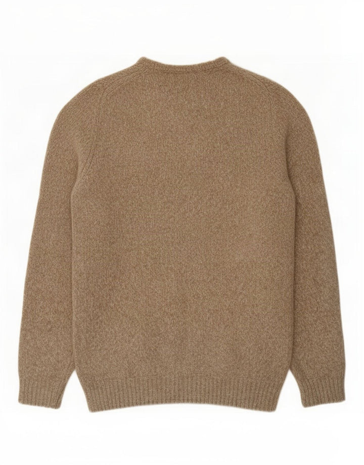 Massimo Dutti Maglione da uomo con scollo a barca XL Beige screziato