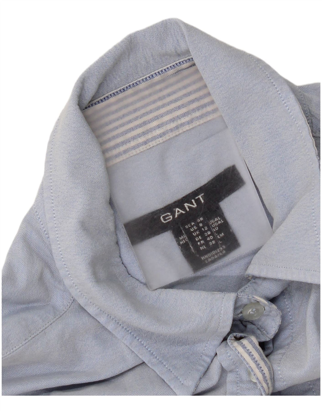 Camicia da donna Gant UK 12 Cotone blu medio