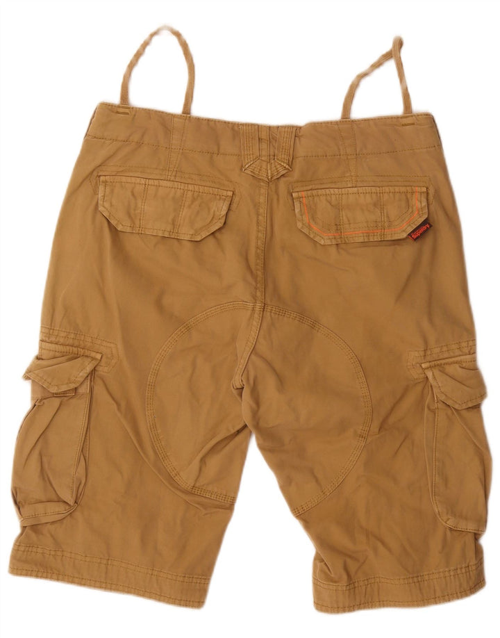 Pantaloncini cargo da uomo Superdry medi W30 in cotone beige