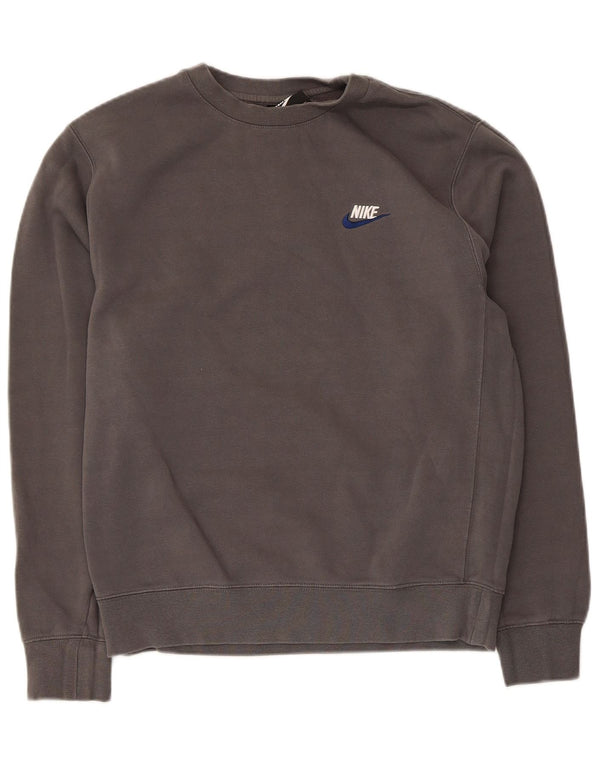 Felpa Nike Uomo Maglione Small Grigio Cotone