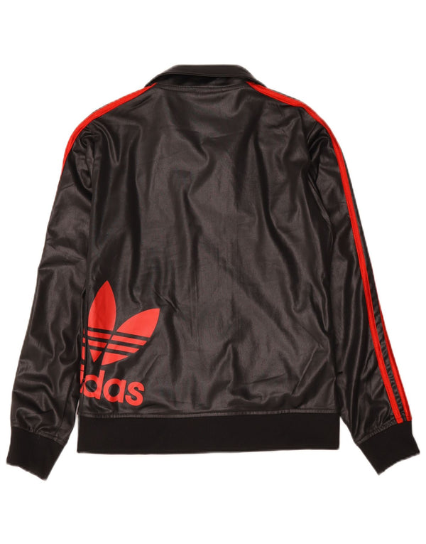 Giacca da tuta da donna Adidas Chile 62 UK 10 Small Black Colourblock
