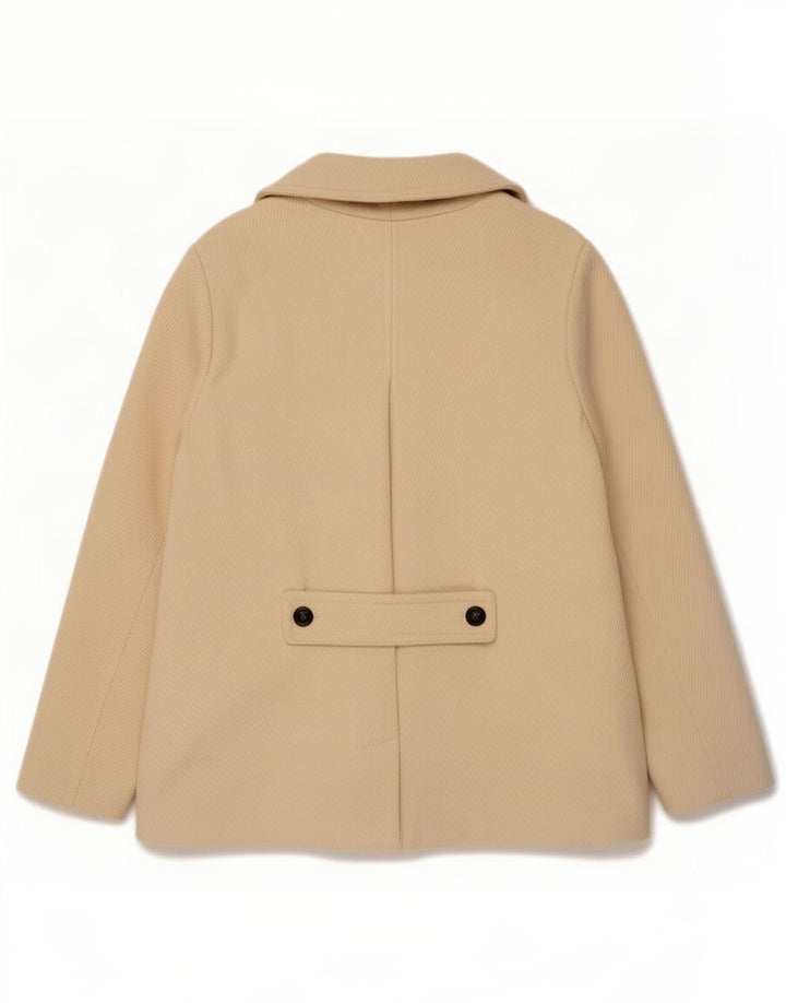 Caban da donna Gap UK 18 XL lana a righe bianche